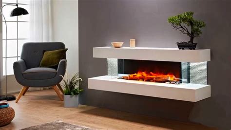 Modern Floating Tv Stand With Fireplace - img-solo