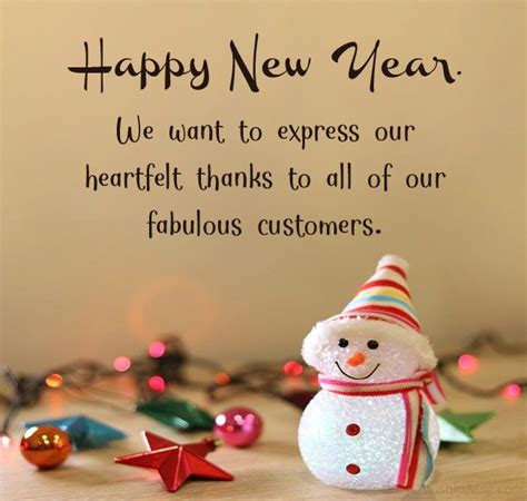 Business New Year Wishes for Customers and Clients