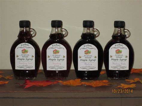 Pure & Infused Maple Syrup | Nichols Trees, LLC