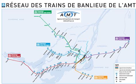 Montreal Commuter Rail Map (train) | Montreal, Map, Train