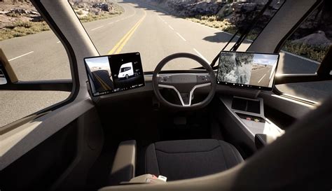 Tesla Semi truck production interior teased | Tesla Bot Forum