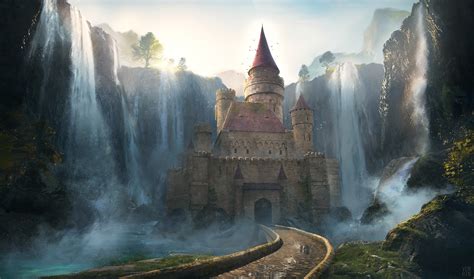 Download Fantasy Castle HD Wallpaper by Aleksandra Wojtas