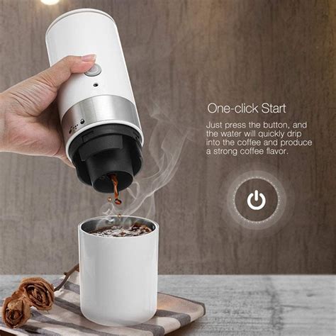 Mini Electric Portable Coffee Maker Espresso Handheld Machine