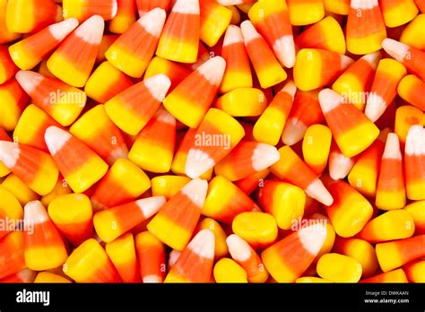 Halloween Candy Corn Stock Photo - Alamy