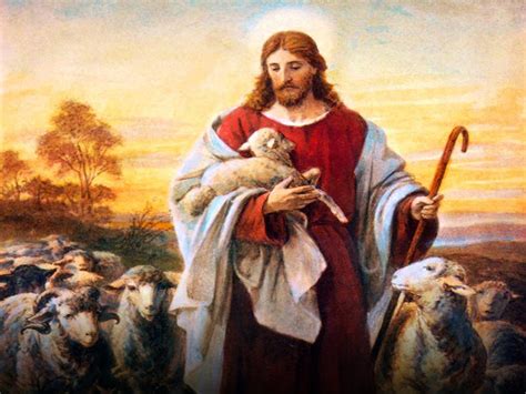 Painting Of Jesus The Good Shepherd at PaintingValley.com | Explore ...