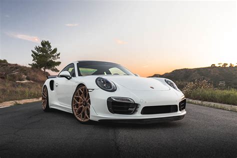 2015 Pure White Porsche 911 Turbo S - Pacific German