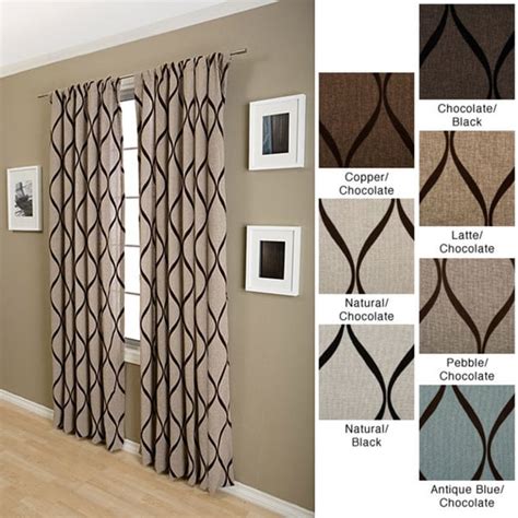 Softline Sahara Rod Pocket 84-inch Curtain Panel - Free Shipping On ...