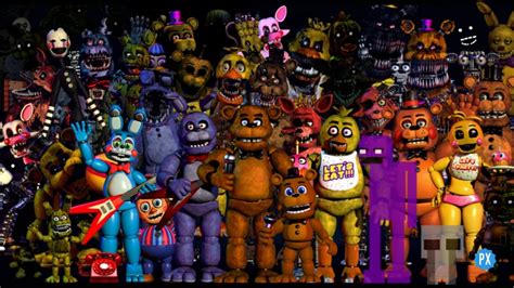 All Five Nights At Freddy's Characters | FNAF Character 2023 (2023)