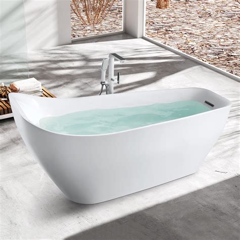 BAI 1624 Acrylic Freestanding Soaking Bathtub 67-inches – MegaBAI