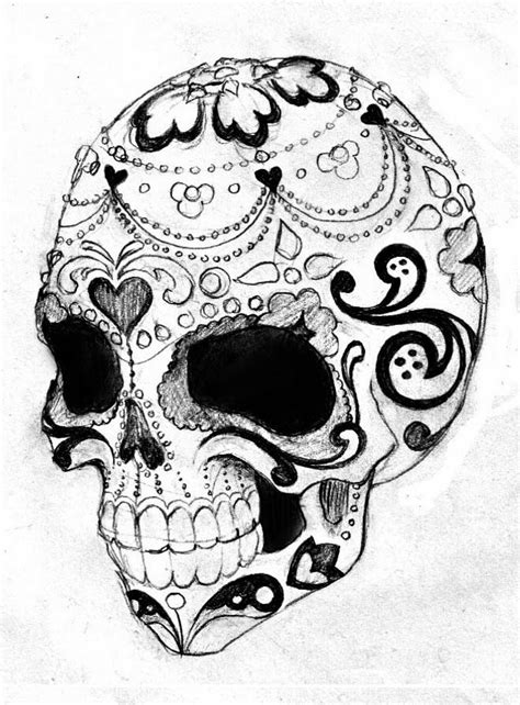 Sugar skull tattoo stencil 19 | Skull tattoo design, Sugar skull ...