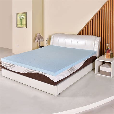 Costway 3" Gel Memory Foam Mattress California King Size Bed Mat Pad ...