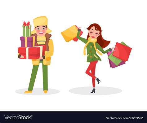 Christmas Online Shopping Vector Illustration #04, 55% OFF