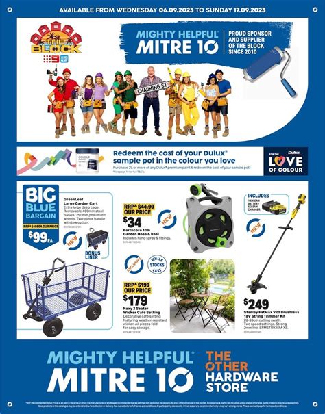 Mitre 10 Catalogue 6 - 17 Sep 2023 - Catalogue AU