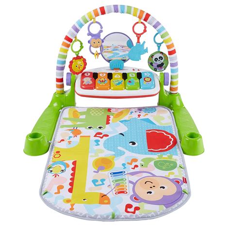 Fisher Price FVY57 Deluxe Kick & Play Piano Gym Play Mat with Toys ...