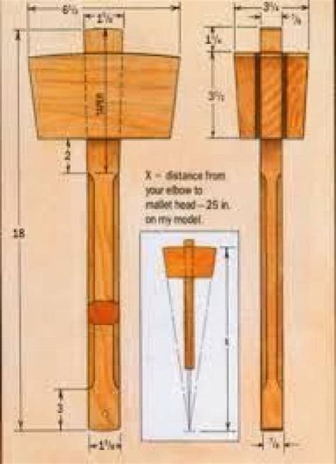 Image result for wood mallet plans #diywoodwork | Woodworking ...