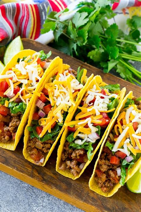 Ground Beef Tacos - Dinner at the Zoo