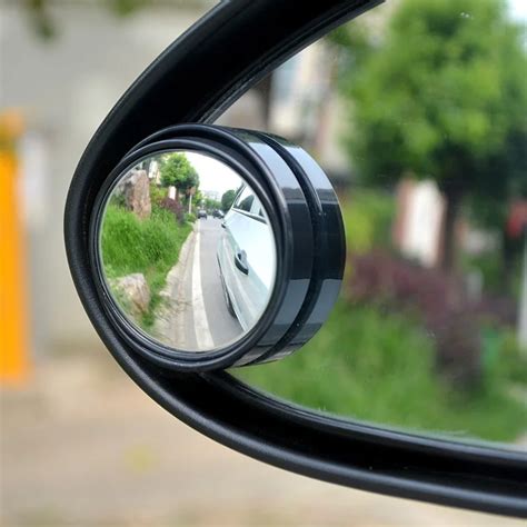 Car Mirror Side Wide Rearview Mirror Angle Round Convex Vehicle Blind ...