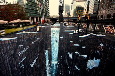 25+ New Cool & Creative 3D Street Art Paintings 2012