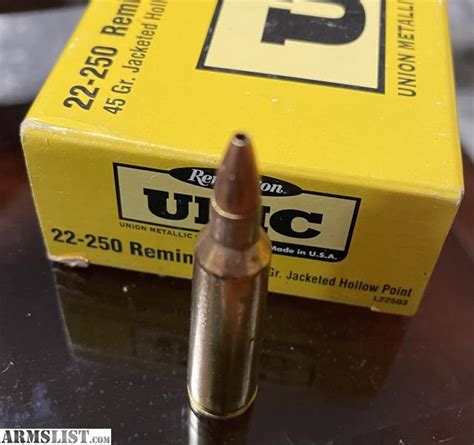 ARMSLIST - For Sale: .22-250 Ammo Remington