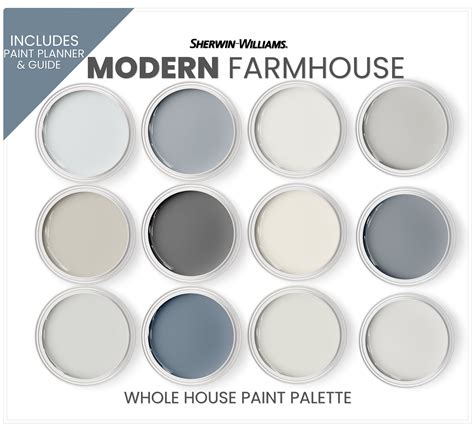 Modern Farmhouse Paint Colors 2023 Farmhouse Colors for - Etsy Finland