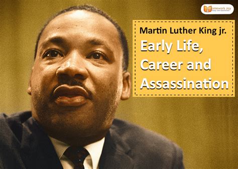 Martin Luther King jr. | Early Life, Career and Assassination