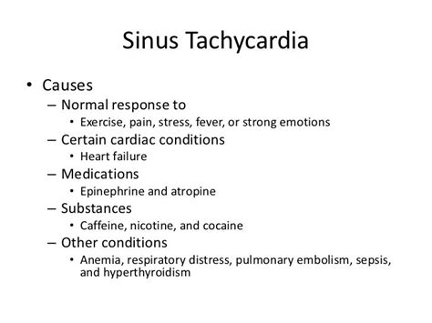 Sinus tachycardia