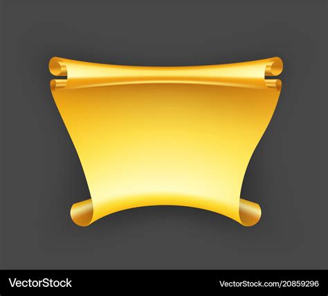 Gold ribbon banner Royalty Free Vector Image - VectorStock