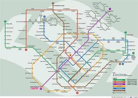 Singapore MRT Map Circle Line