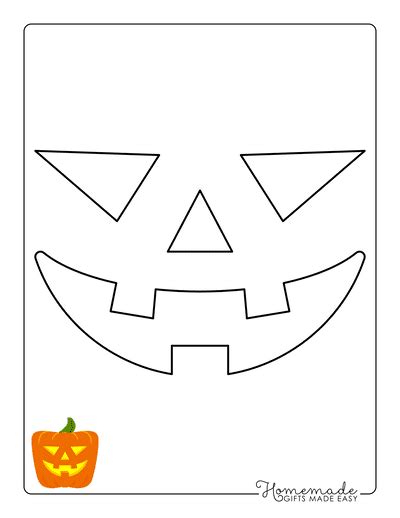 Free Printable Pumpkin Carving Stencils & Templates for Halloween