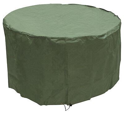 Woodside 4-6 Seater Green Waterproof Round Garden Patio Table Cover ...