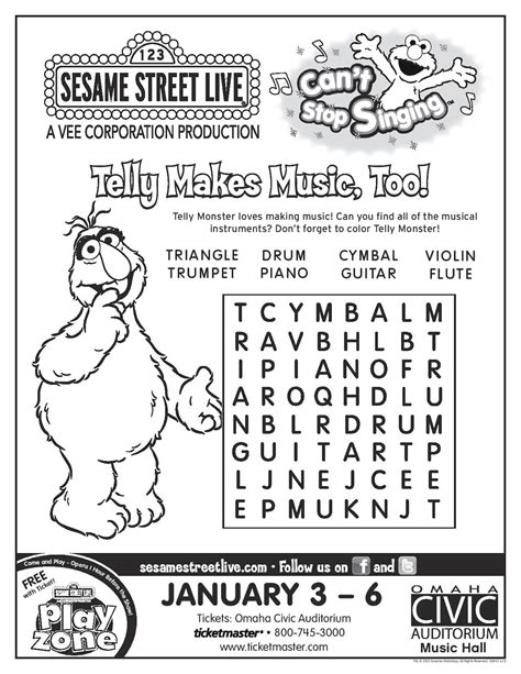 Classic Children's Books: Sesame Street Live! Omaha, NE January 3-6