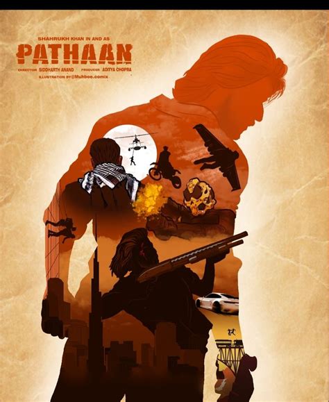 Srk Pathaan FanArt in 2023 | Movie art, Fan art, Illustration art