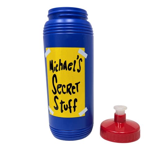 Michael's Secret Stuff Water Bottle Space Jam Michael Jordan Tune Squad ...