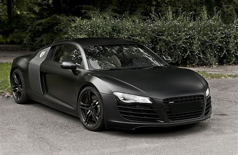 Flat black Audi R8 V8, photograph by Robin Kiewiet Super Sport Cars ...