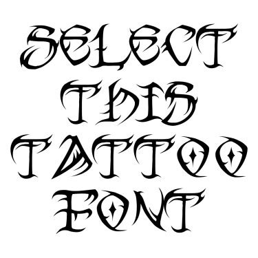 Tattoo Font Generator Tattoo Lettering - This program is free so please ...