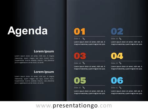 Powerpoint Agenda Template Free