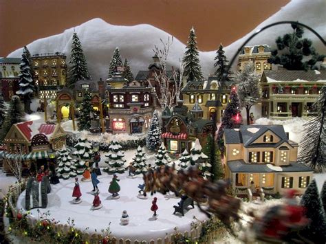 Magical Christmas Village Window Display Ideas