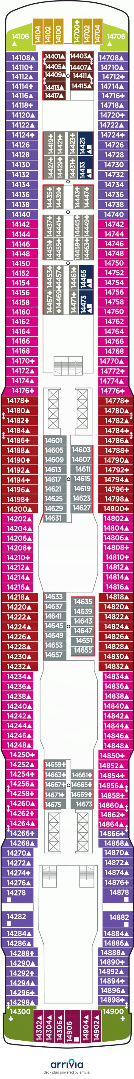 Norwegian Escape Deck Plans