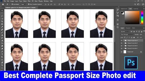 Passport Size Photo With Tie