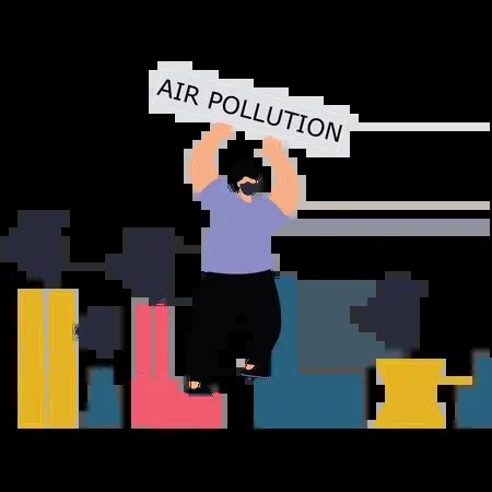 Best Air Pollution Illustration download in PNG & Vector format