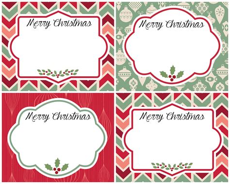 Free Christmas Gift Tags - Refresh Restyle - Hymns and Verses