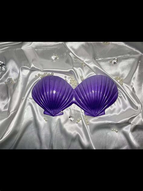 Mermaid Silicone Shell Bra Style 6 Little Mermaid Top Costume - Mermai