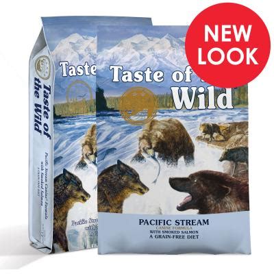 Taste of the Wild Grain Free Pacific Stream Smoked Salmon Adult Dry Dog ...