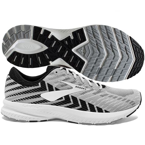 Brooks Launch 6 Men’s Alloy/Black/Grey | World Footbag