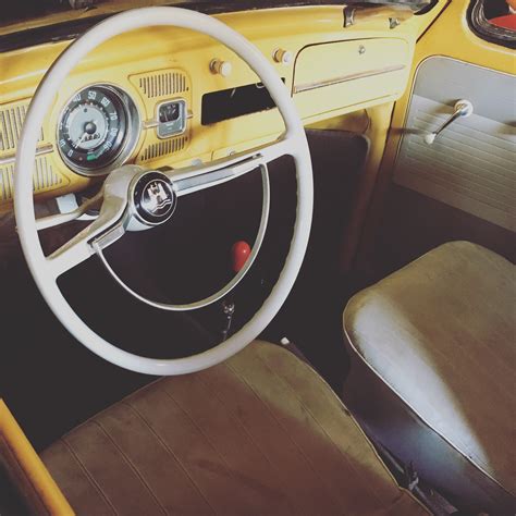 My 1963 VW Beetle’s interior. It’s a project car that I bought two ...