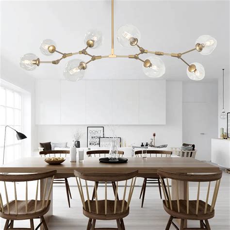 Modern Murano Glass Led Chandelier Lighting for Dining Room,Nordic Art ...