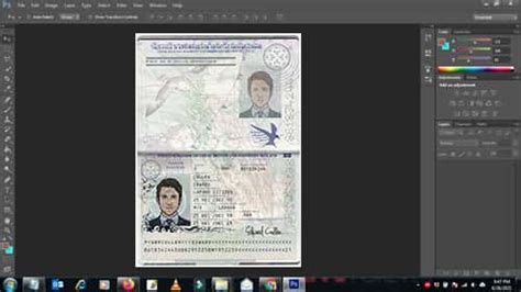 UK Passport PSD Template (New Edition) – Download Photoshop File