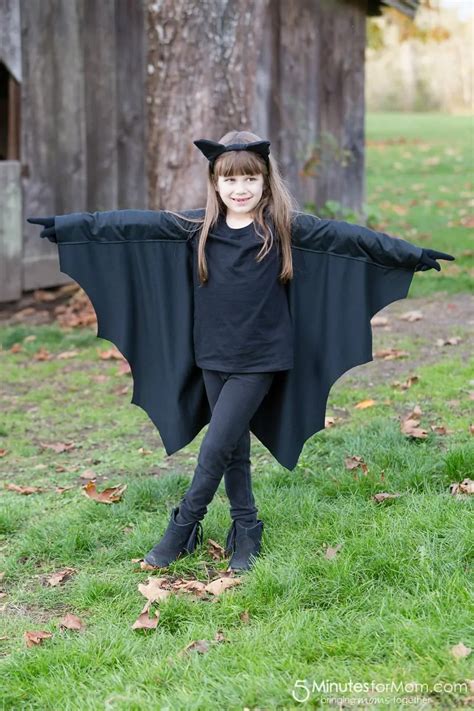 DIY Bat Costume - 5 Minutes for Mom