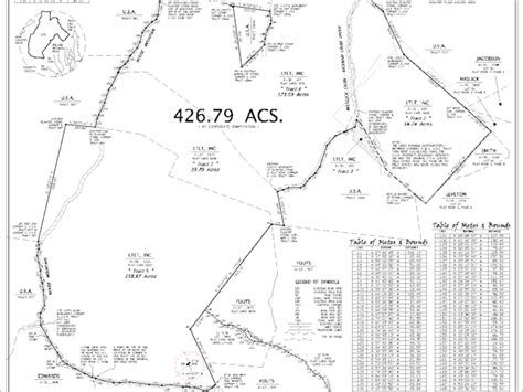 Land Survey Map