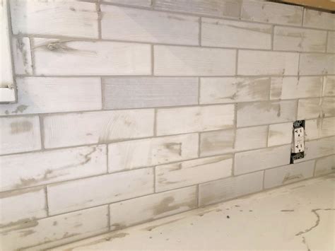 Unique handmade look tile backsplash - fast DIY but pros and cons ...